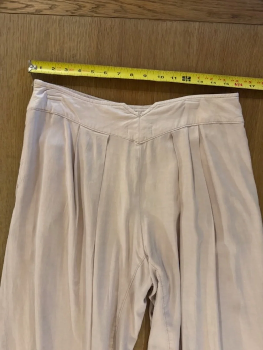 Anthropologie. Pilcro Linen Palazzo Trouser Pants. 28 - Picture 6 of 12